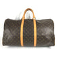 LOUIS VUITTON Boston Duffel bag M41424 Monogram canvas Brown Monogram Keepall 55 Keepall 55