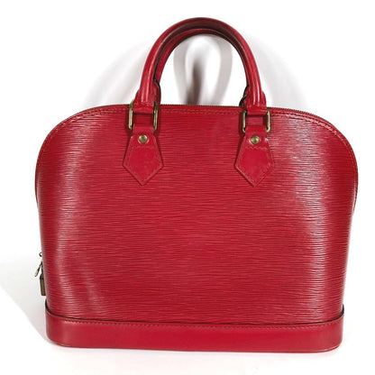 LOUIS VUITTON Handbag M52147 Epi Leather Red Epi Alma