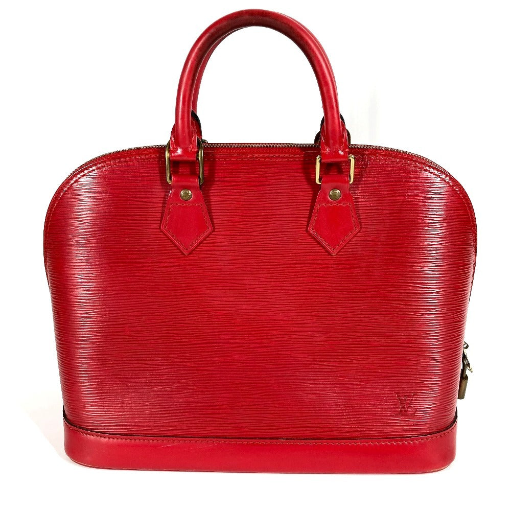 LOUIS VUITTON Handbag M52147 Epi Leather Red Epi Alma