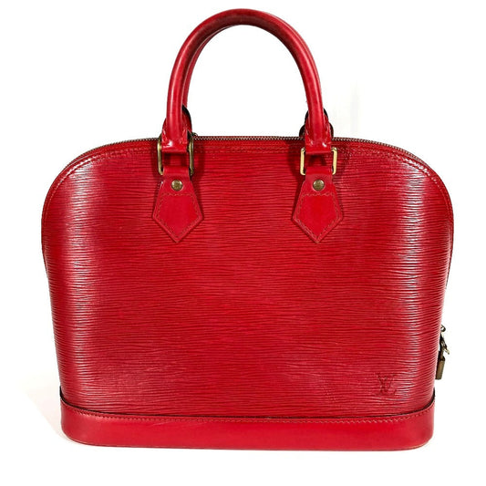 LOUIS VUITTON Handbag M52147 Epi Leather Red Epi Alma