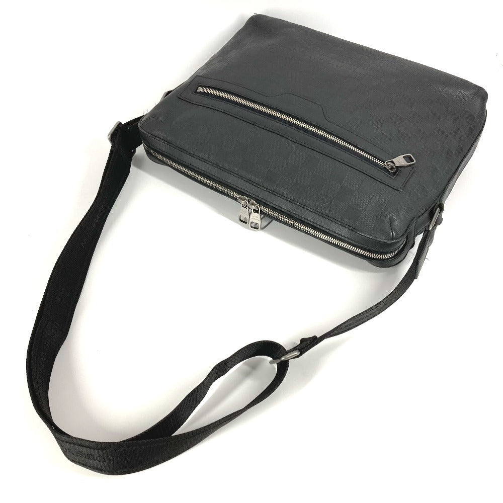 LOUIS VUITTON Shoulder Bag N41201 Damier Anfini Leather black Damier Anfini Calypso MM Calypso MM