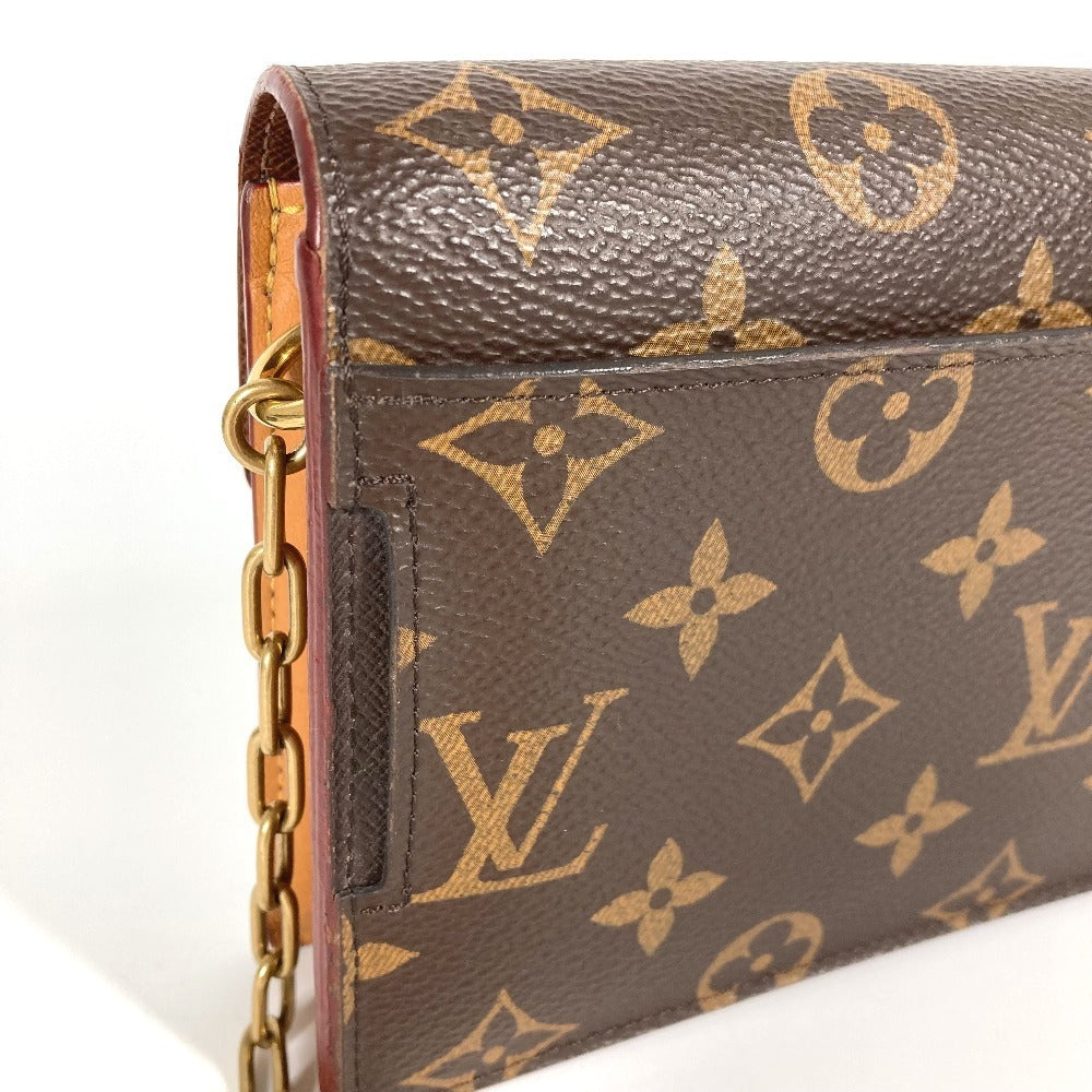 LOUIS VUITTON Waist bag M44667 Monogram canvas Brown Monogram S-Lock Belt Pouch PM