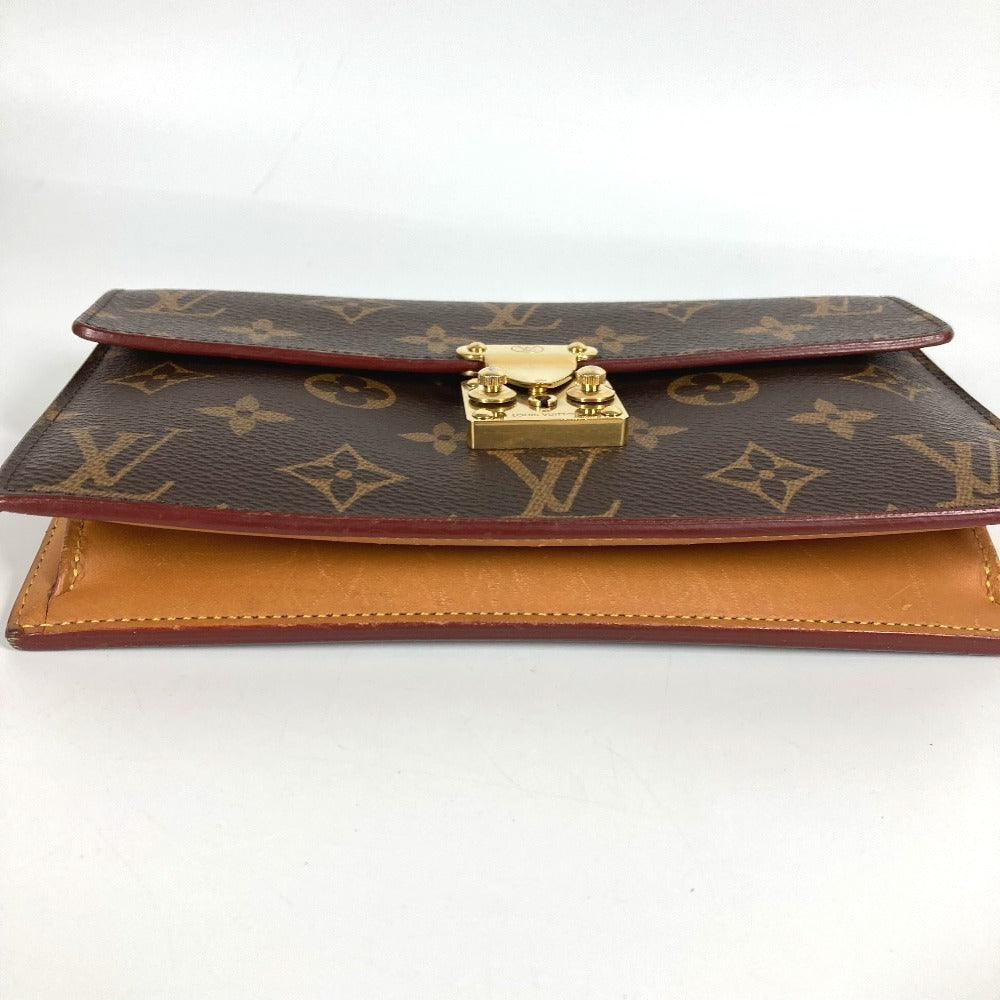 LOUIS VUITTON Waist bag M44667 Monogram canvas Brown Monogram S-Lock Belt Pouch PM