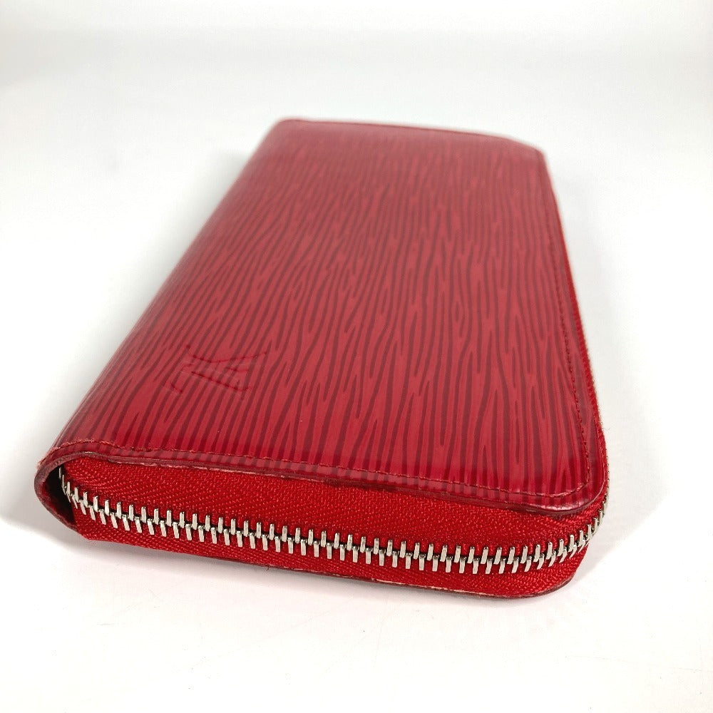 LOUIS VUITTON Long Wallet Purse M6007E Epi Leather Red Epi Zippy wallet