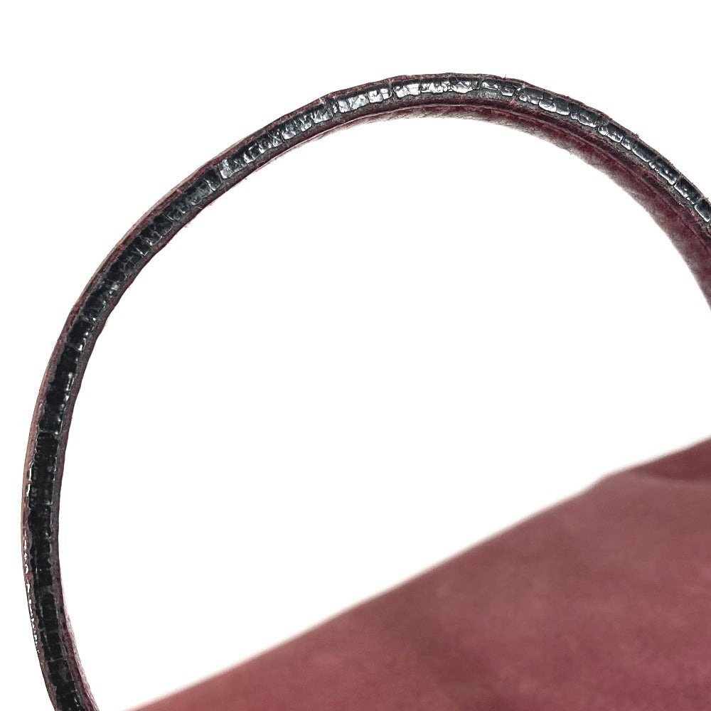 LOEWE Shoulder Bag Nubuck, Leather Bordeaux logo heritage