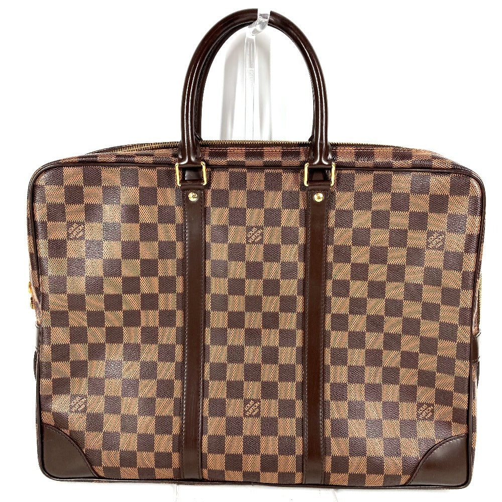 LOUIS VUITTON Business bag N41124 Damier canvas Brown Damier Port Documan Voyajad PDV
