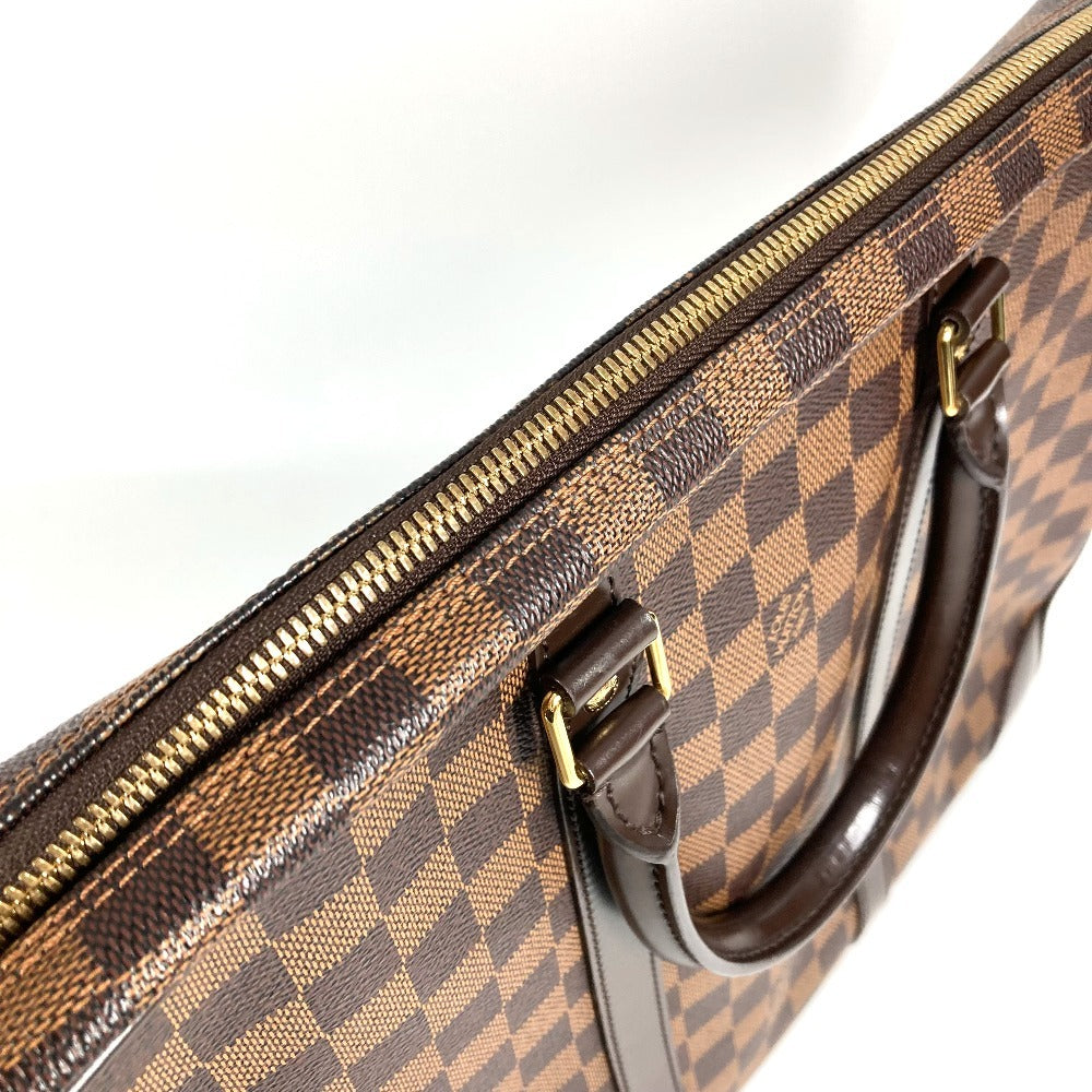 LOUIS VUITTON Business bag N41124 Damier canvas Brown Damier Port Documan Voyajad PDV