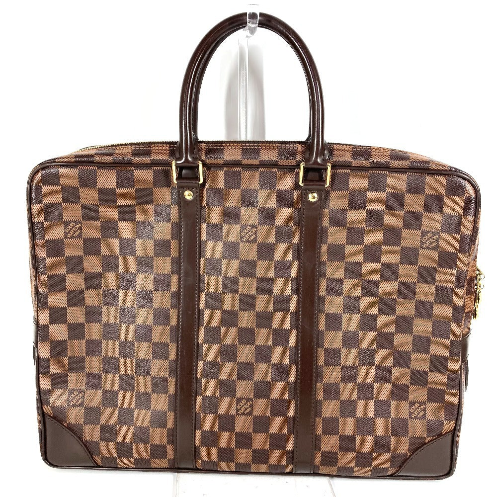 LOUIS VUITTON Business bag N41124 Damier canvas Brown Damier Port Documan Voyajad PDV