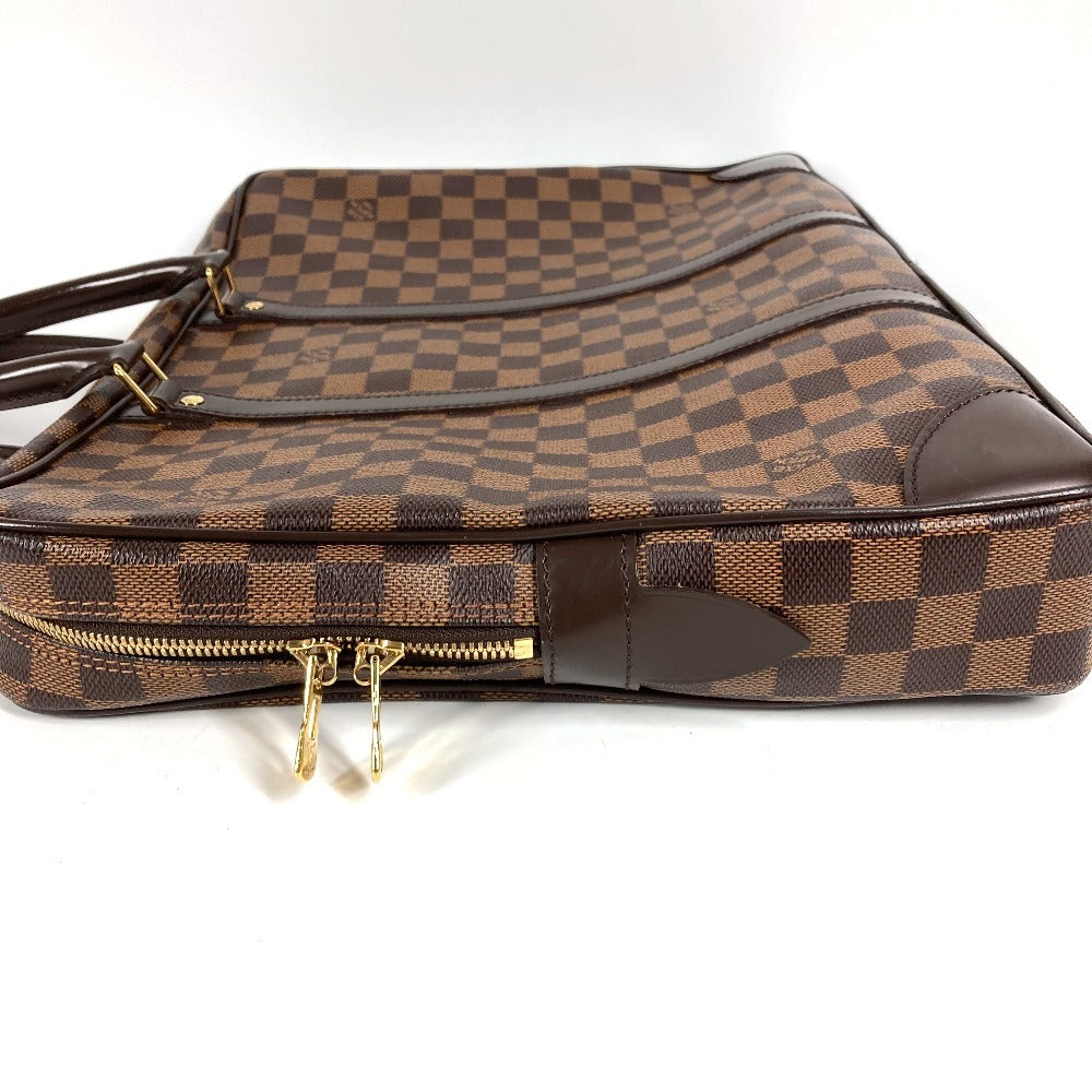 LOUIS VUITTON Business bag N41124 Damier canvas Brown Damier Port Documan Voyajad PDV