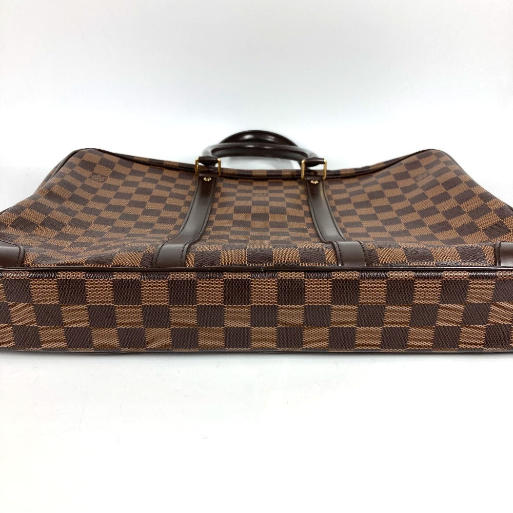 LOUIS VUITTON Business bag N41124 Damier canvas Brown Damier Port Documan Voyajad PDV