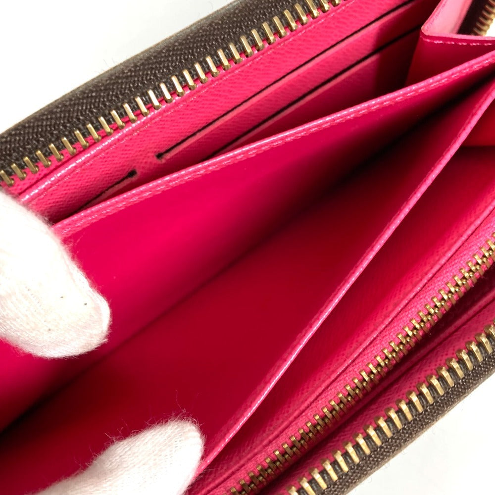 LOUIS VUITTON Long Wallet Purse M60936 Monogram canvas Brown Monogram V motif Zippy wallet