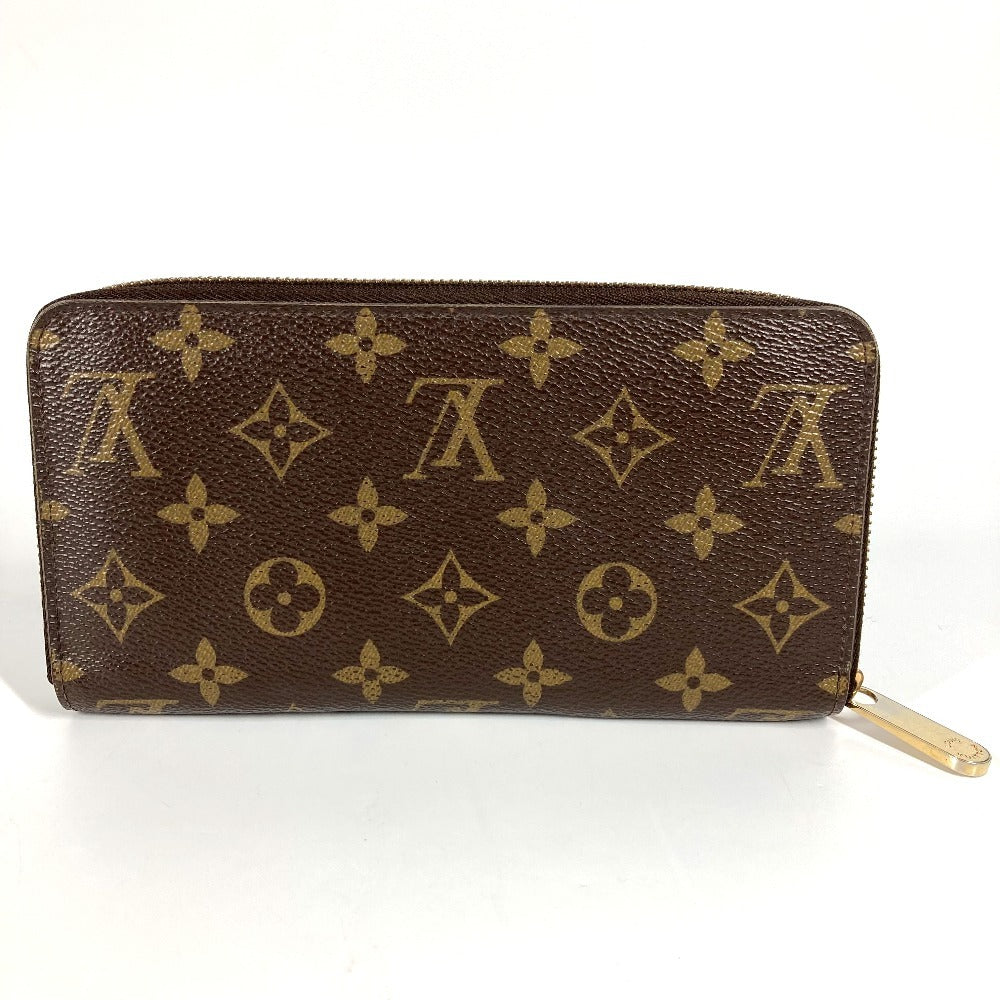 LOUIS VUITTON Long Wallet Purse M60936 Monogram canvas Brown Monogram V motif Zippy wallet