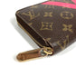 LOUIS VUITTON Long Wallet Purse M60936 Monogram canvas Brown Monogram V motif Zippy wallet