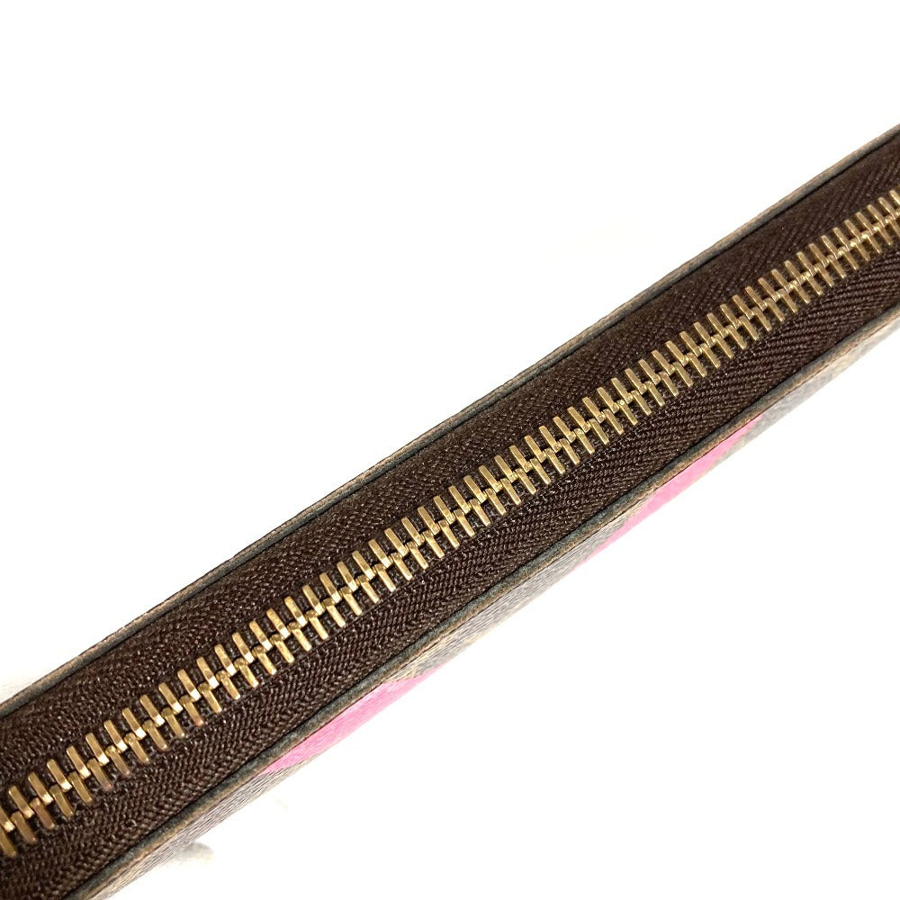 LOUIS VUITTON Long Wallet Purse M60936 Monogram canvas Brown Monogram V motif Zippy wallet