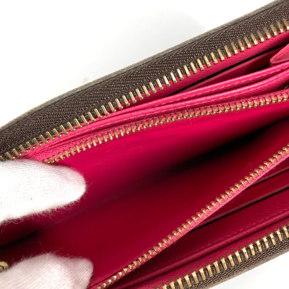 LOUIS VUITTON Long Wallet Purse M60936 Monogram canvas Brown Monogram V motif Zippy wallet