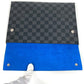 LOUIS VUITTON Clutch bag N60255　 Damier Grafitto Canvas black Damier Grafitte Alpha Triple Pouch 3-Piece Set