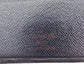 LOUIS VUITTON Bifold Wallet black Epi