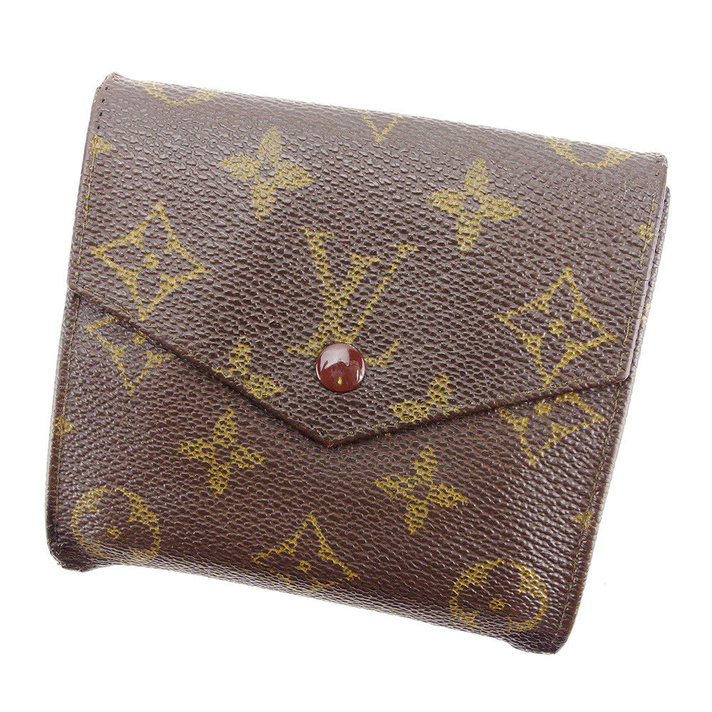 LOUIS VUITTON Bifold Wallet M61660 Brown Portonebi (old type)