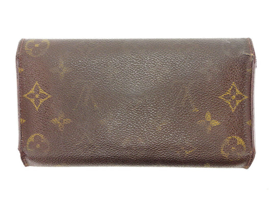 LOUIS VUITTON Long Wallet Purse M61215 Monogram canvas Brown Porte Tresor International