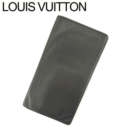 LOUIS VUITTON Bill Compartment M30392 black Porte Valeurs Cartes Credit