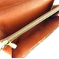 LOUIS VUITTON Long Wallet Purse M61724 Brown Pochette Porto MonÃ©credi