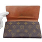 LOUIS VUITTON Bill Compartment M61818 Brown Porto en 3 Cartes Crdit