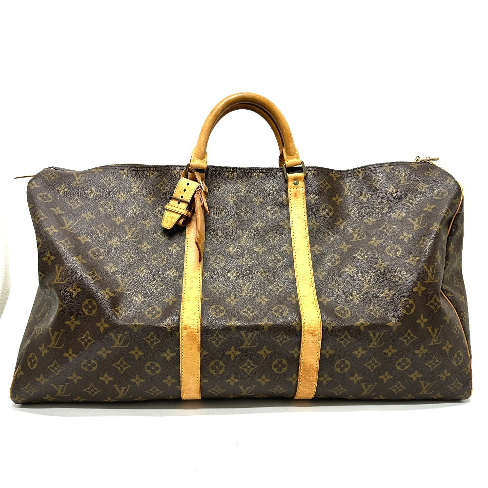 LOUIS VUITTON Boston Duffel bag M41422 Monogram canvas Brown Monogram Keepall 60 unisex(Unisex) Used Authentic