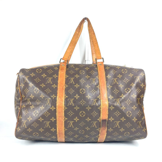 LOUIS VUITTON Boston Duffel bag M41624 Monogram canvas Brown Monogram Sac Souple45 unisex(Unisex) Used Authentic