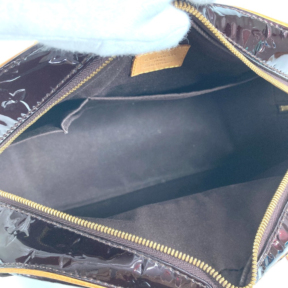LOUIS VUITTON Handbag M93516 Monogram Vernis Canvas purple Monogram Vernis Summit drive Women Used Authentic