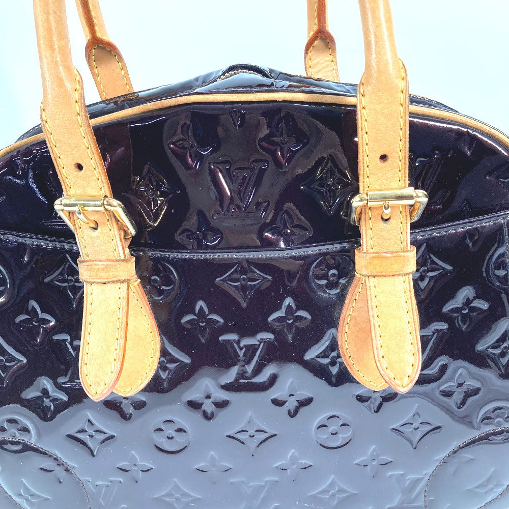 LOUIS VUITTON Handbag M93516 Monogram Vernis Canvas purple Monogram Vernis Summit drive Women Used Authentic