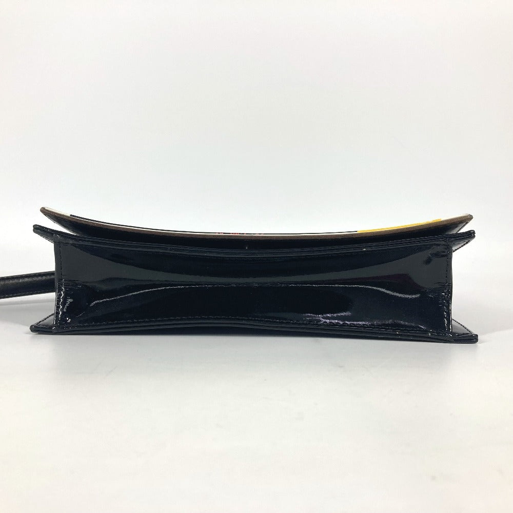 CHANEL Clutch bag leather multicolor Mademoiselle logo Women Used Authentic