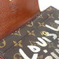 LOUIS VUITTON Long Wallet Purse M92189 MonogramGraffitiCanvas white Old monogram graffiti Pochette Porto Moncredi unisex(Unisex) Used Authentic