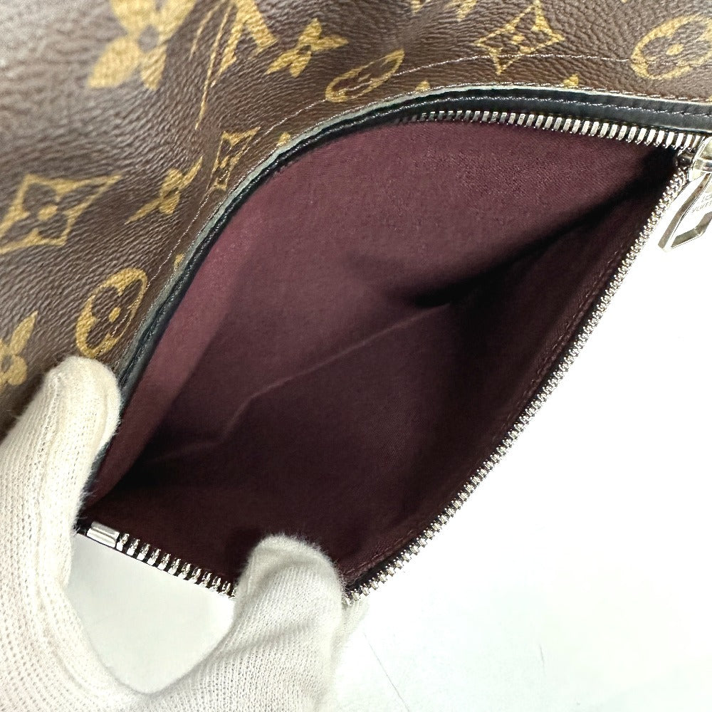 LOUIS VUITTON Shoulder Bag M56715 Monogram macacer canvas Brown Monogram macacer Bus MM mens Used Authentic