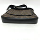 LOUIS VUITTON Shoulder Bag M56715 Monogram macacer canvas Brown Monogram macacer Bus MM mens Used Authentic