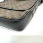 LOUIS VUITTON Shoulder Bag M56715 Monogram macacer canvas Brown Monogram macacer Bus MM mens Used Authentic