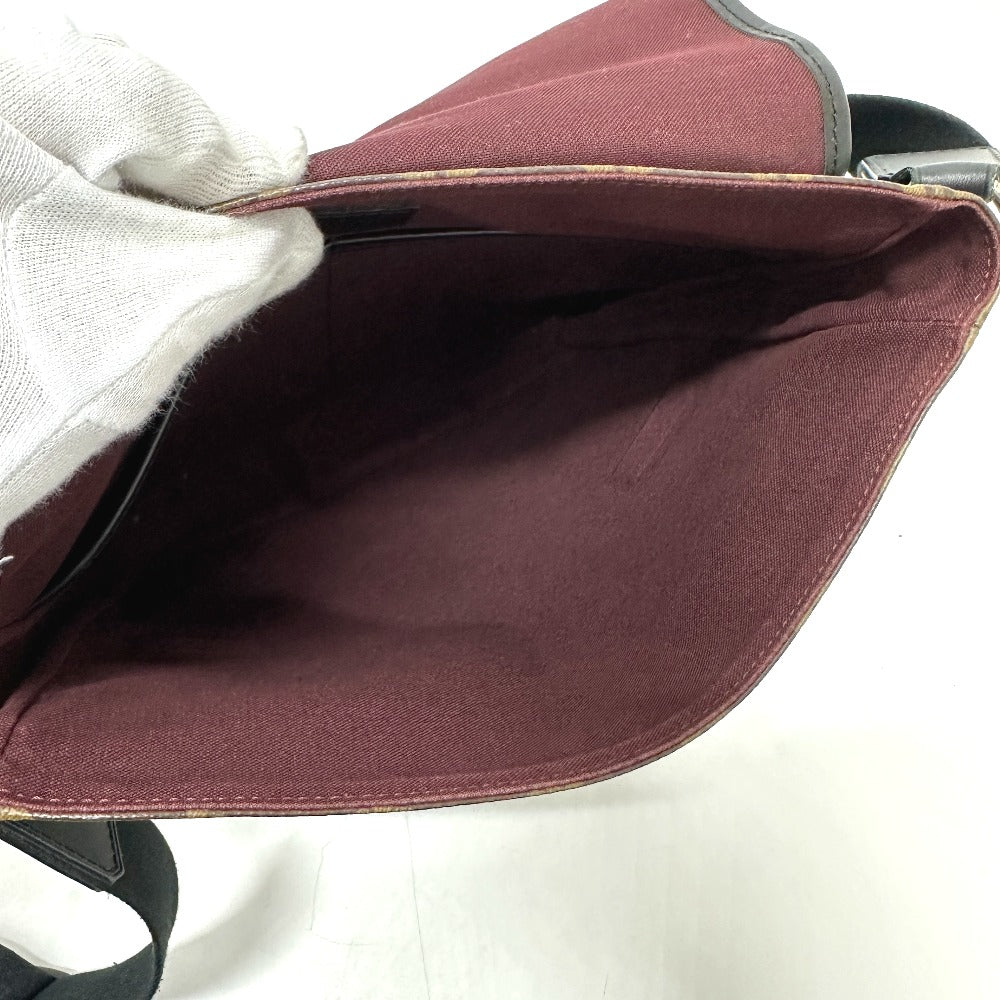 LOUIS VUITTON Shoulder Bag M56715 Monogram macacer canvas Brown Monogram macacer Bus MM mens Used Authentic