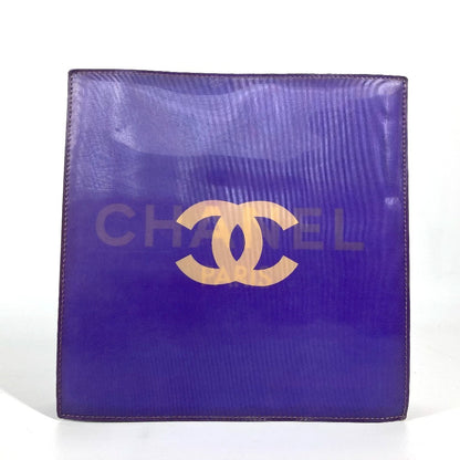 CHANEL Shoulder Bag PVC / Leather purple hologram CC COCO Mark Women Used Authentic