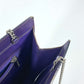 CHANEL Shoulder Bag PVC / Leather purple hologram CC COCO Mark Women Used Authentic
