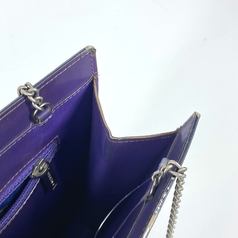 CHANEL Shoulder Bag PVC / Leather purple hologram CC COCO Mark Women Used Authentic