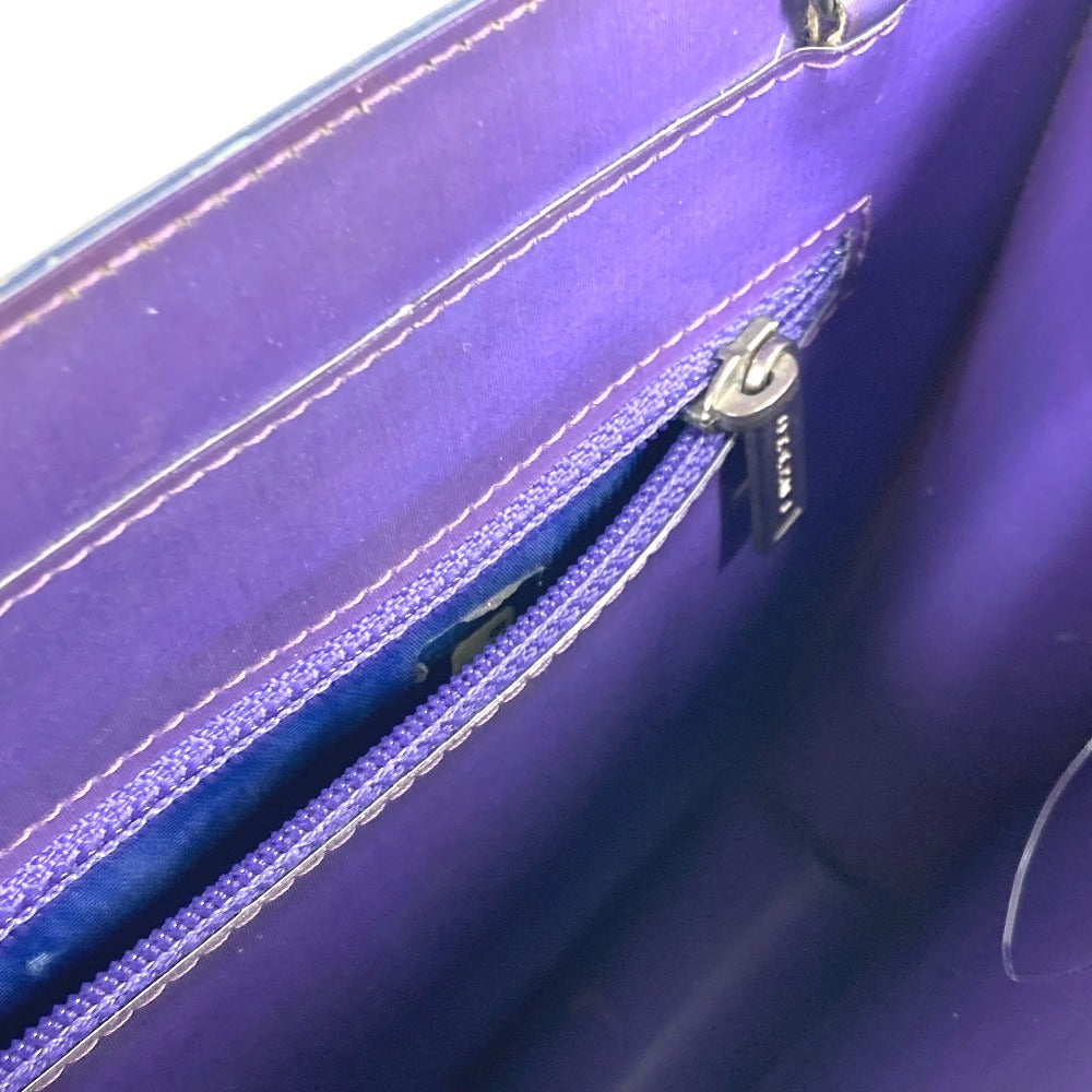 CHANEL Shoulder Bag PVC / Leather purple hologram CC COCO Mark Women Used Authentic