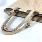 CHANEL Shoulder Bag lambskin beige Matrasse quilting