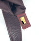 CHANEL Handbag suede wine-red Tote Bag Vintage Turnlock CC COCO Mark Matelasse Quilting Women Used Authentic