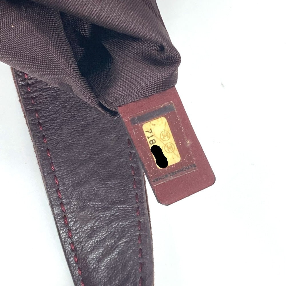 CHANEL Handbag suede wine-red Tote Bag Vintage Turnlock CC COCO Mark Matelasse Quilting Women Used Authentic