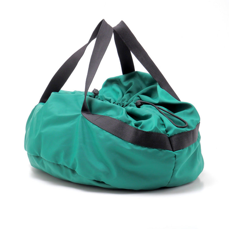 BALENCIAGA Boston Duffel bag 489939�E3760 Nylon green mens Used Authentic