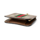 GUCCI Coin case PVC coated canvas Brown