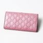 GUCCI Long Wallet Purse 369663・534563 leather pink