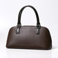 BURBERRY Handbag leather Brown Women Used Authentic