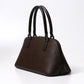 BURBERRY Handbag leather Brown Women Used Authentic
