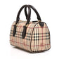 BURBERRY Handbag 3460094 PVC beige black white red Women Used Authentic