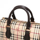 BURBERRY Handbag 3460094 PVC beige black white red Women Used Authentic